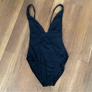 Andie The Sardinia One Piece Swimsuit in Black - S